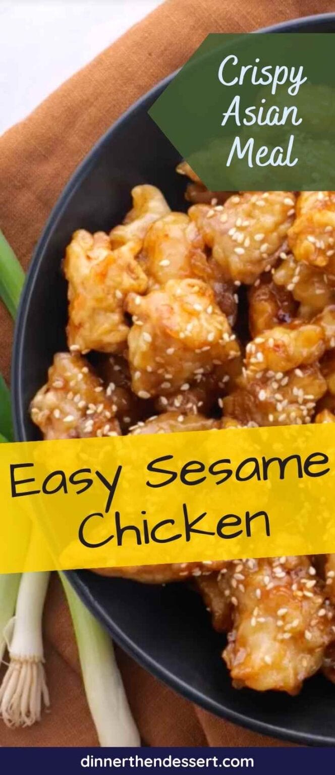 Easy Sesame Chicken Recipe [video] Dinner Then Dessert