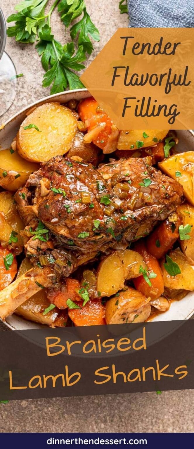 Easy Braised Lamb Shanks Recipe - Dinner, then Dessert