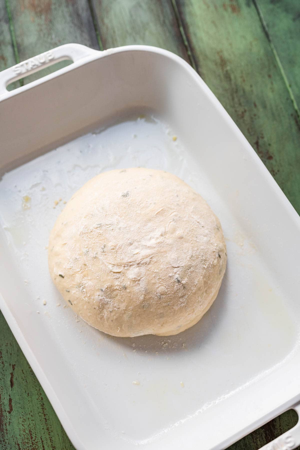 Easy Crusty Garlic Herb Bread Recipe - Dinner, then Dessert