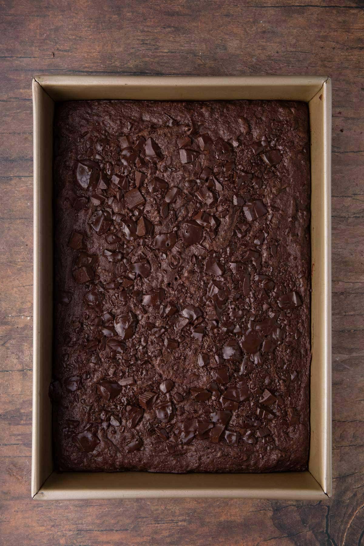 brownies in pan 