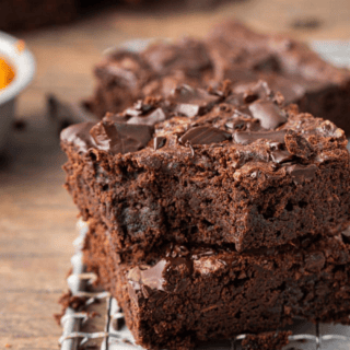 sweet potato in a brownie
