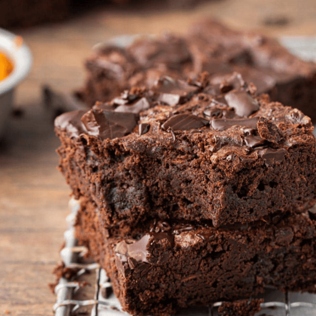 sweet potato in a brownie