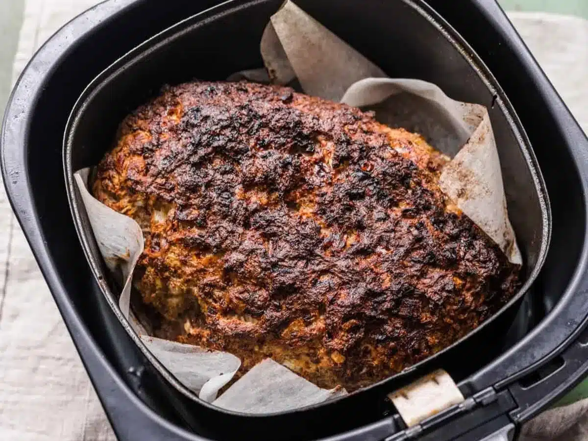 meatloaf cooked in air fryer