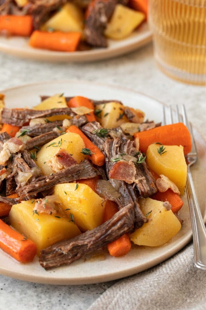 Bacon Ranch Pot Roast Recipe - Dinner, then Dessert