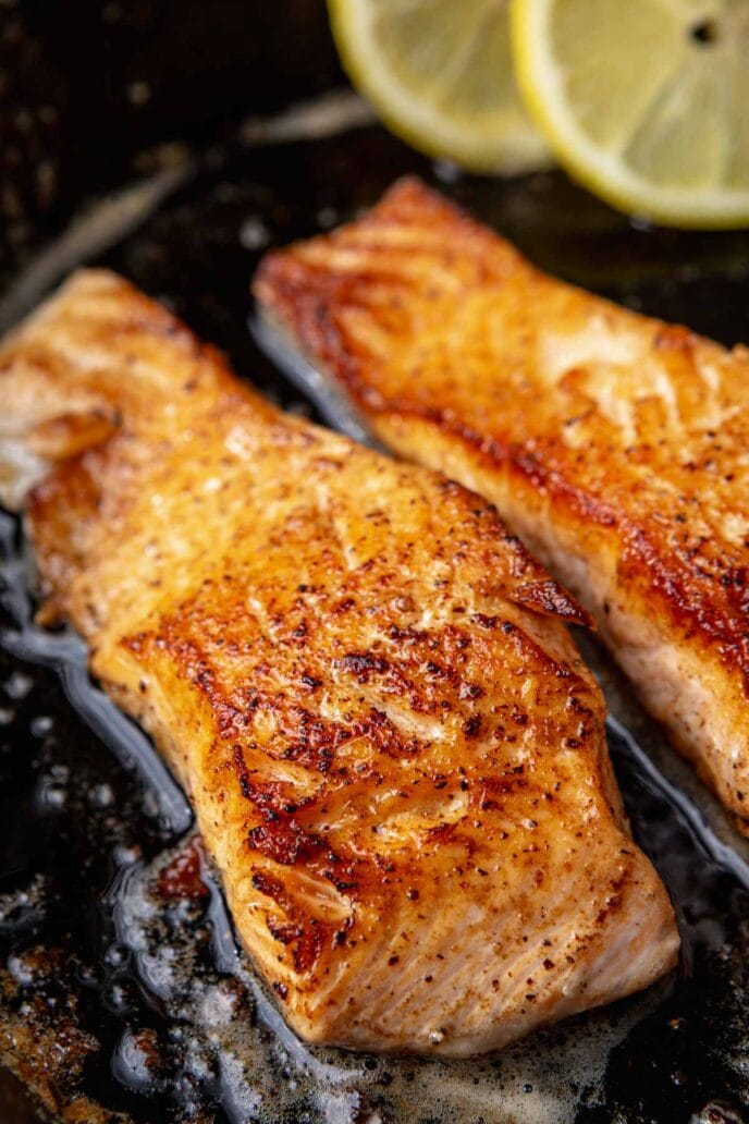 Creamy Salmon Pasta Recipe Dinner, then Dessert