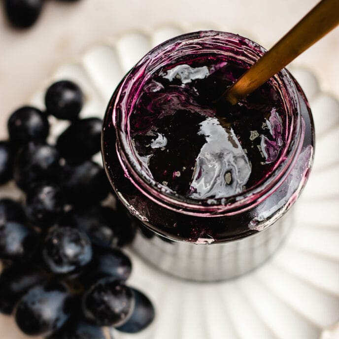 Easy Homemade Grape Jelly Recipe - Dinner, then Dessert