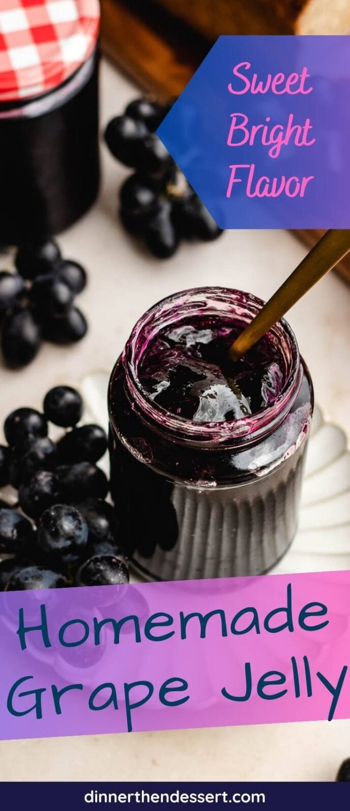Easy Homemade Grape Jelly Recipe - Dinner, then Dessert