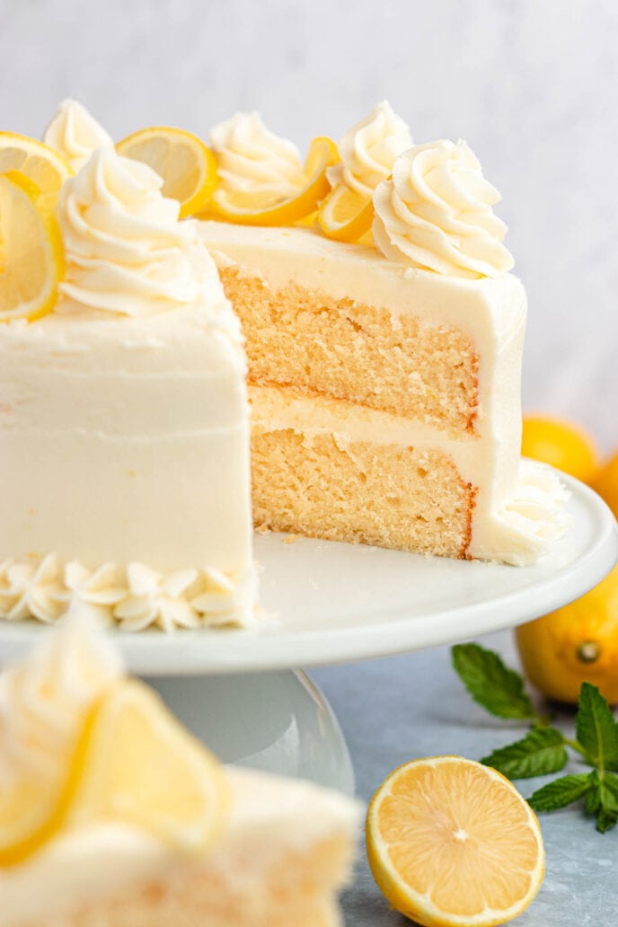 Easy Lemon Cream Cheese Frosting Recipe - Dinner, then Dessert