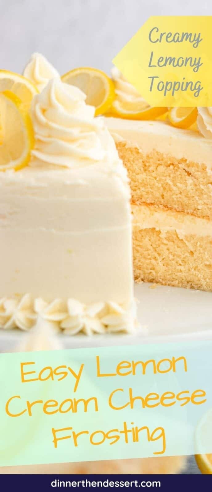 Easy Lemon Cream Cheese Frosting Recipe - Dinner, then Dessert