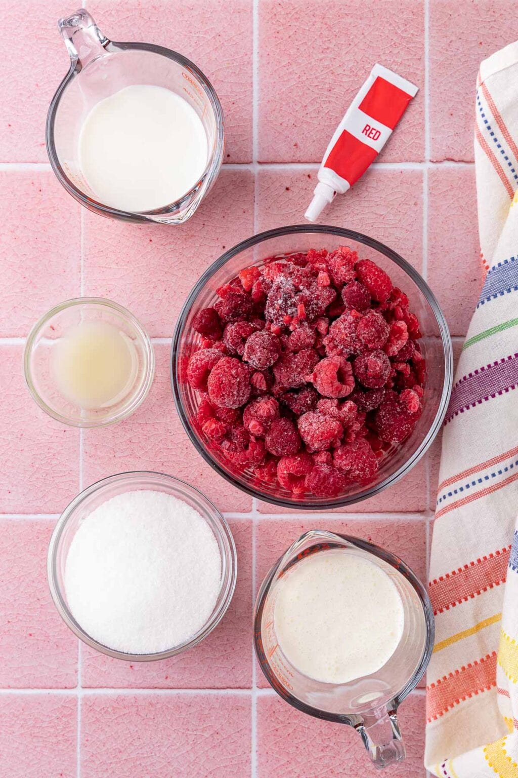 Rainbow Sherbet - Dinner, then Dessert