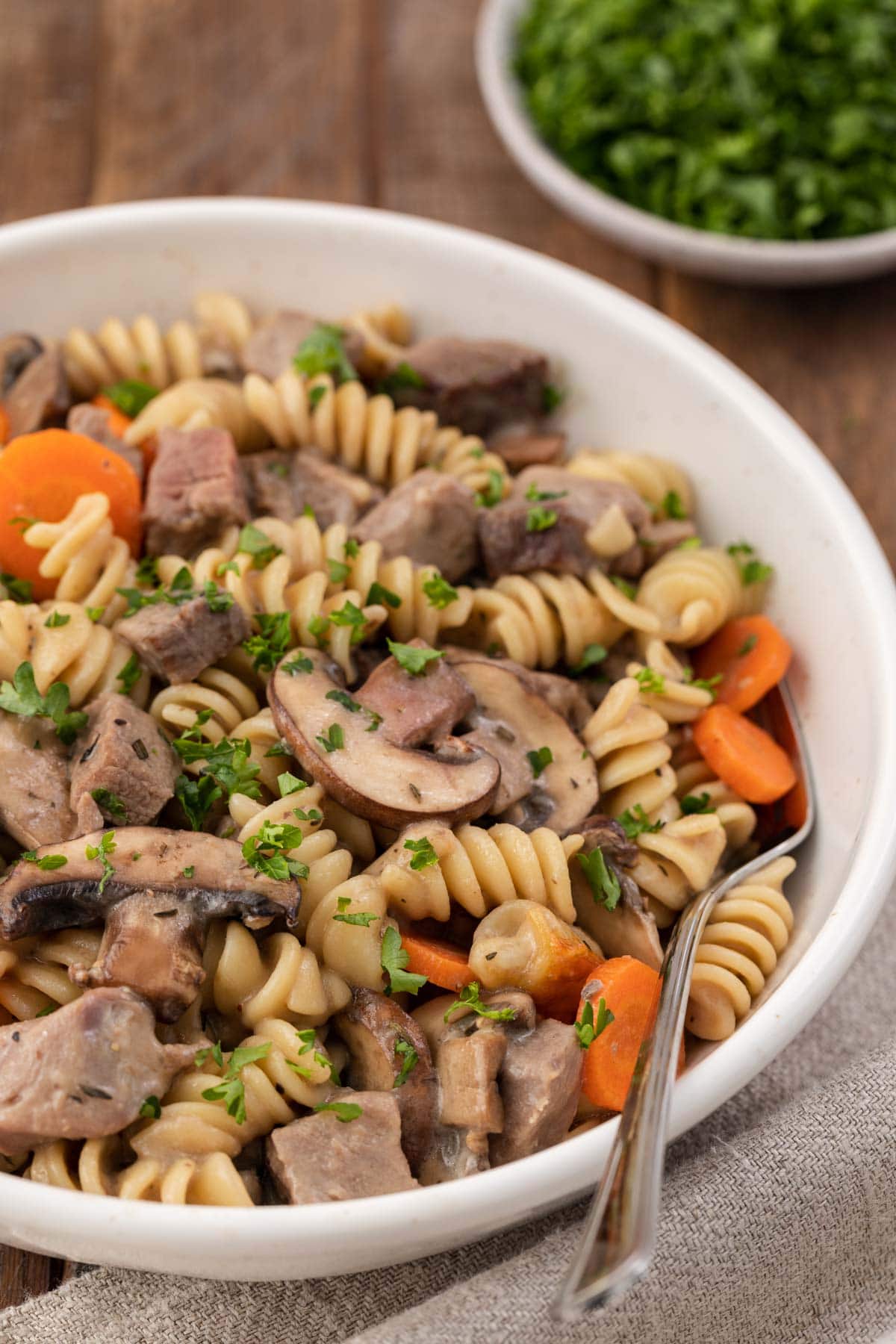 Roast Beef Noodle Casserole Recipe Dinner, then Dessert