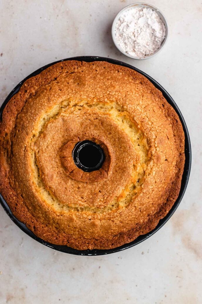 The Best Sour Cream Pound Cake Recipe - Dinner, then Dessert