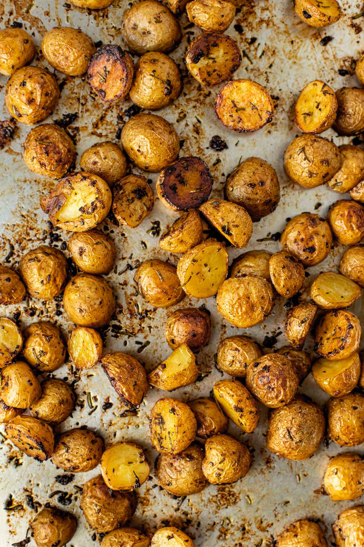 close up of cooked potatoes 
