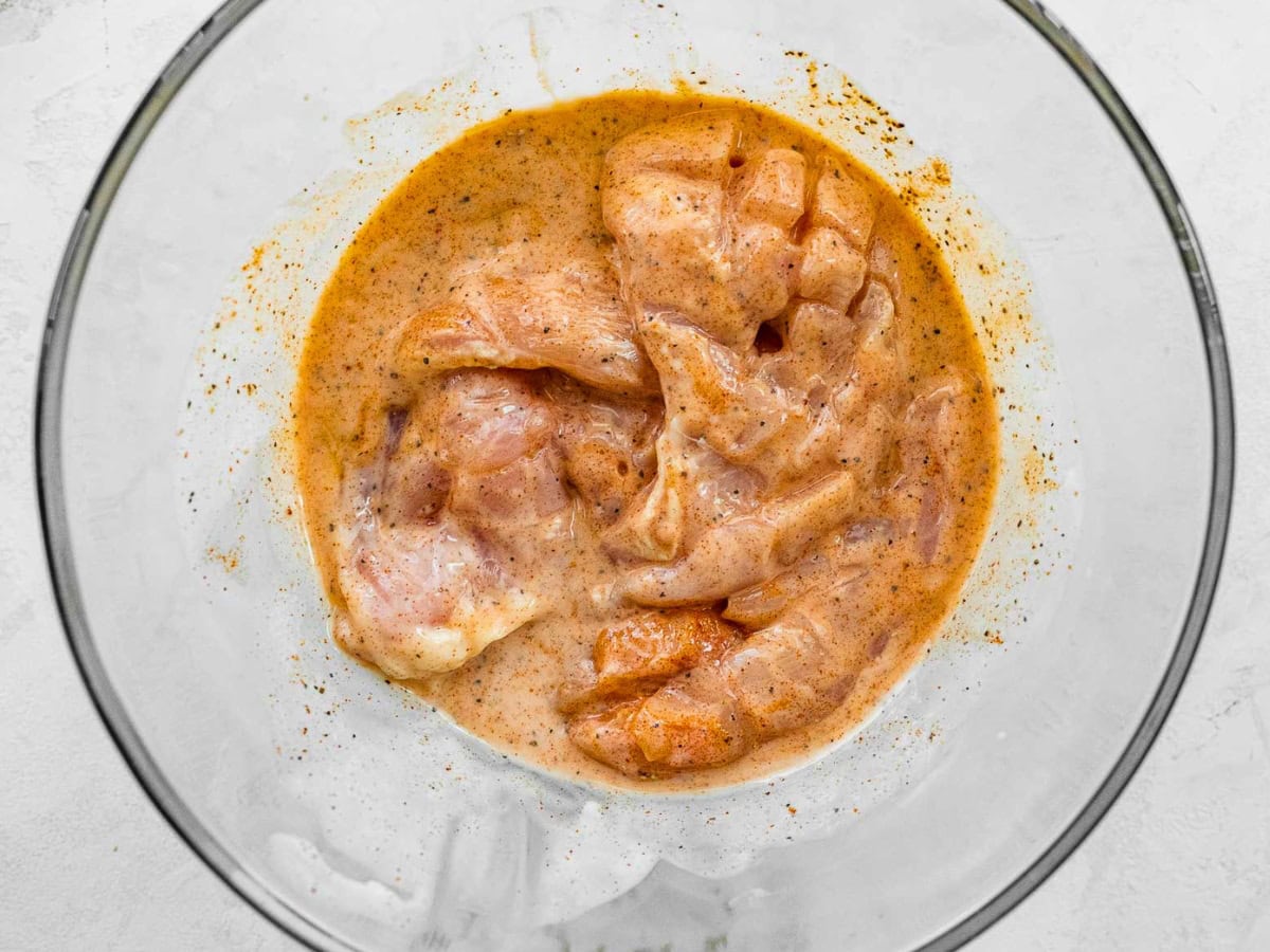 Chicken in marinade