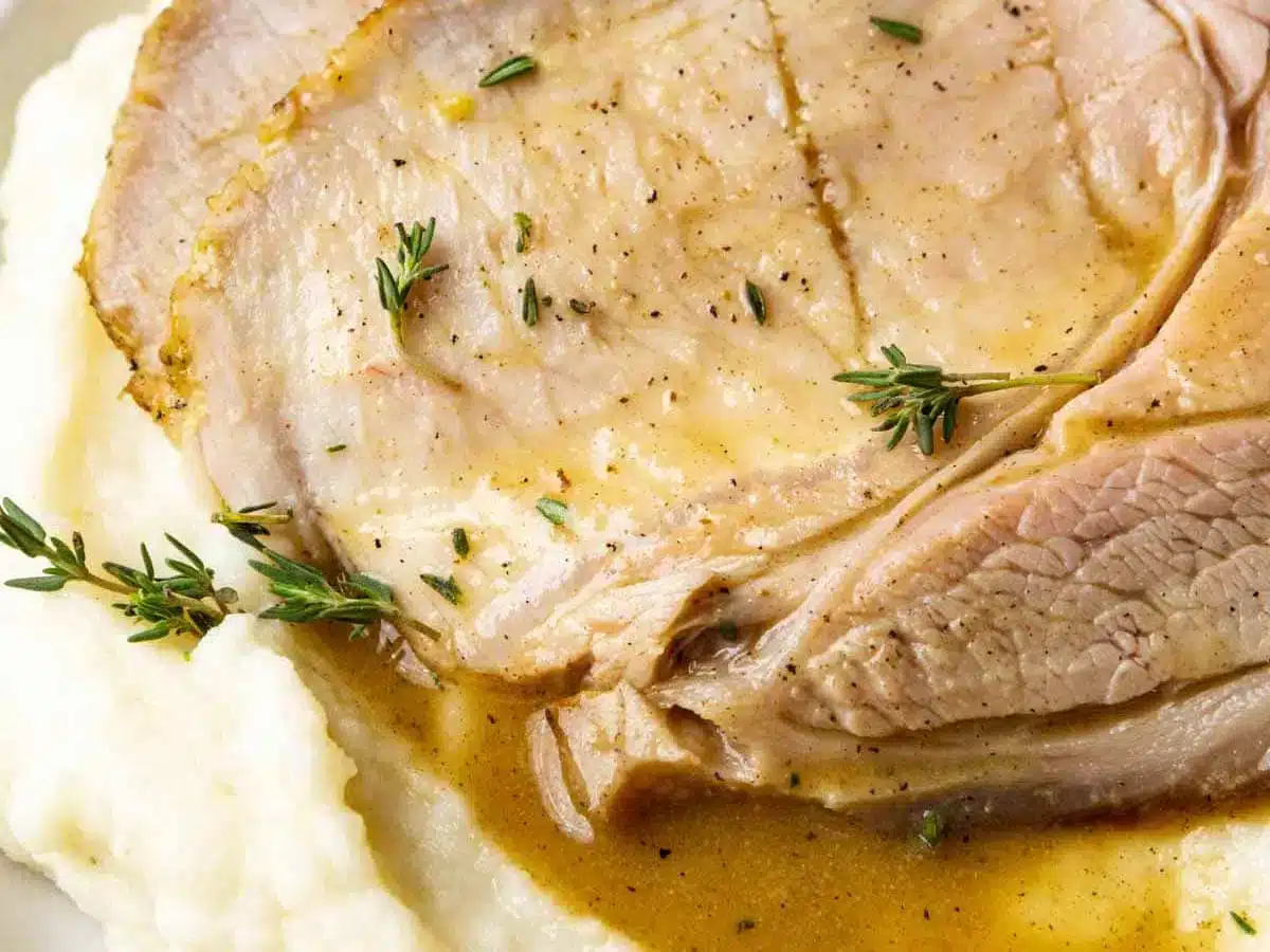 close up of pork 