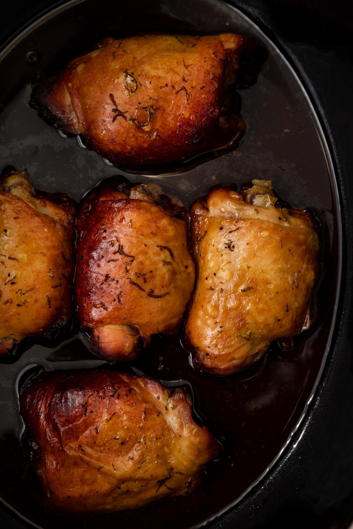 thighs in crockpot 