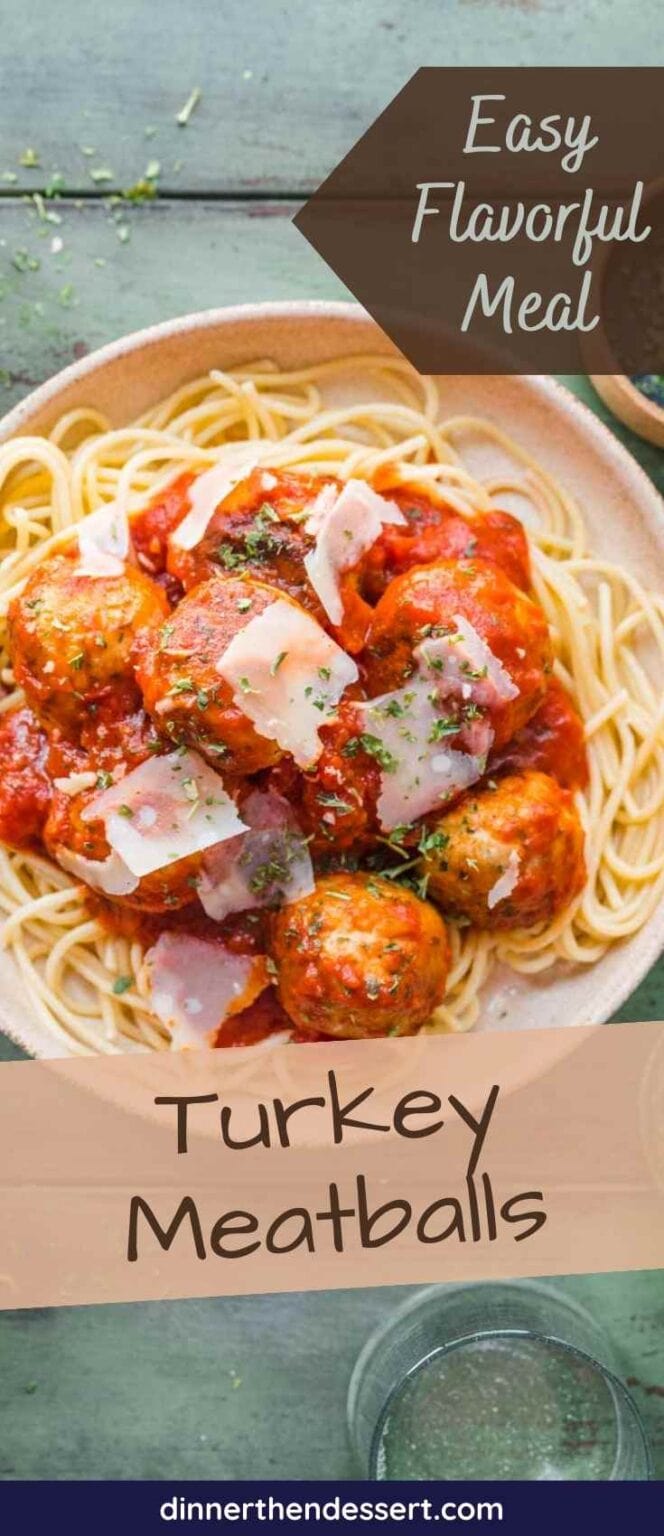 Turkey Meatballs Recipe - Dinner, then Dessert