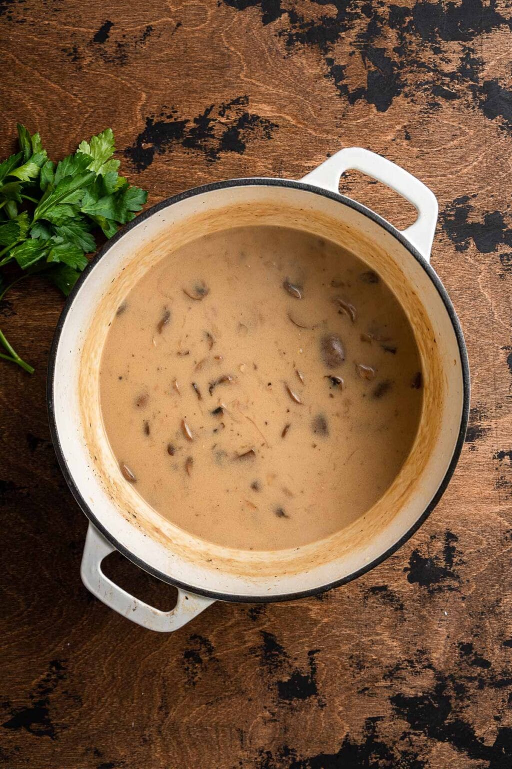 Creamy Garlic Mushroom Sauce Recipe - Dinner, then Dessert
