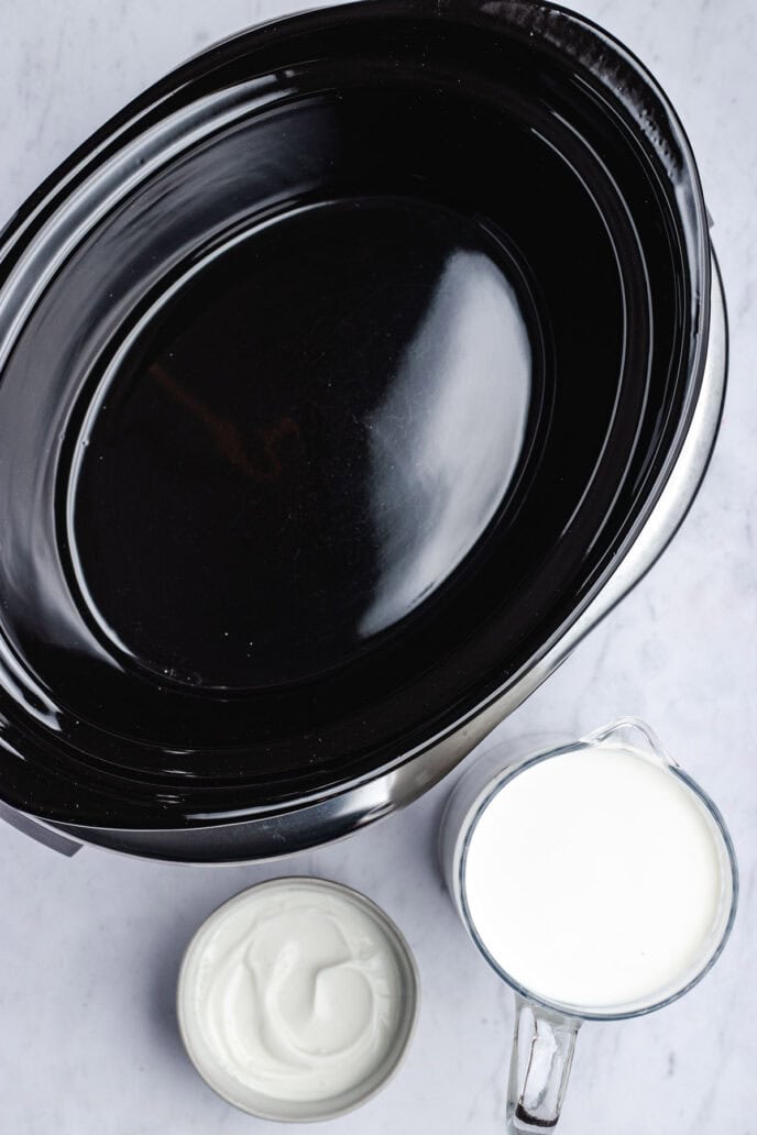 Slow Cooker Yogurt Recipe Dinner, then Dessert