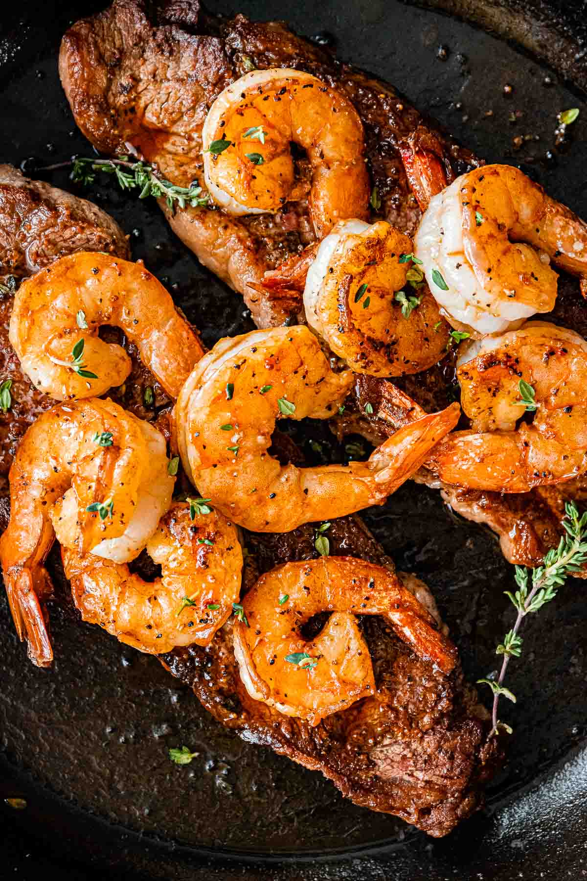 Surf And Turf NY Steak And Shrimp Recipe Dinner Then Dessert Surf And Turf NY Steak And Shrimp Recipe Dinner Then Dessert