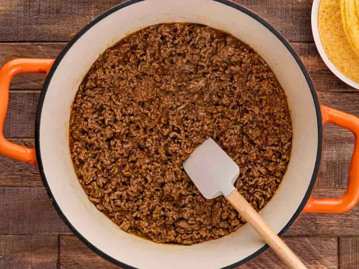 seasoned hamburger meat