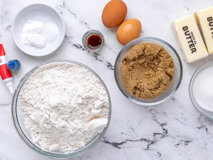 ingredients seperated 