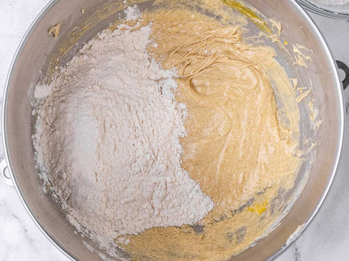 adding ingredients 