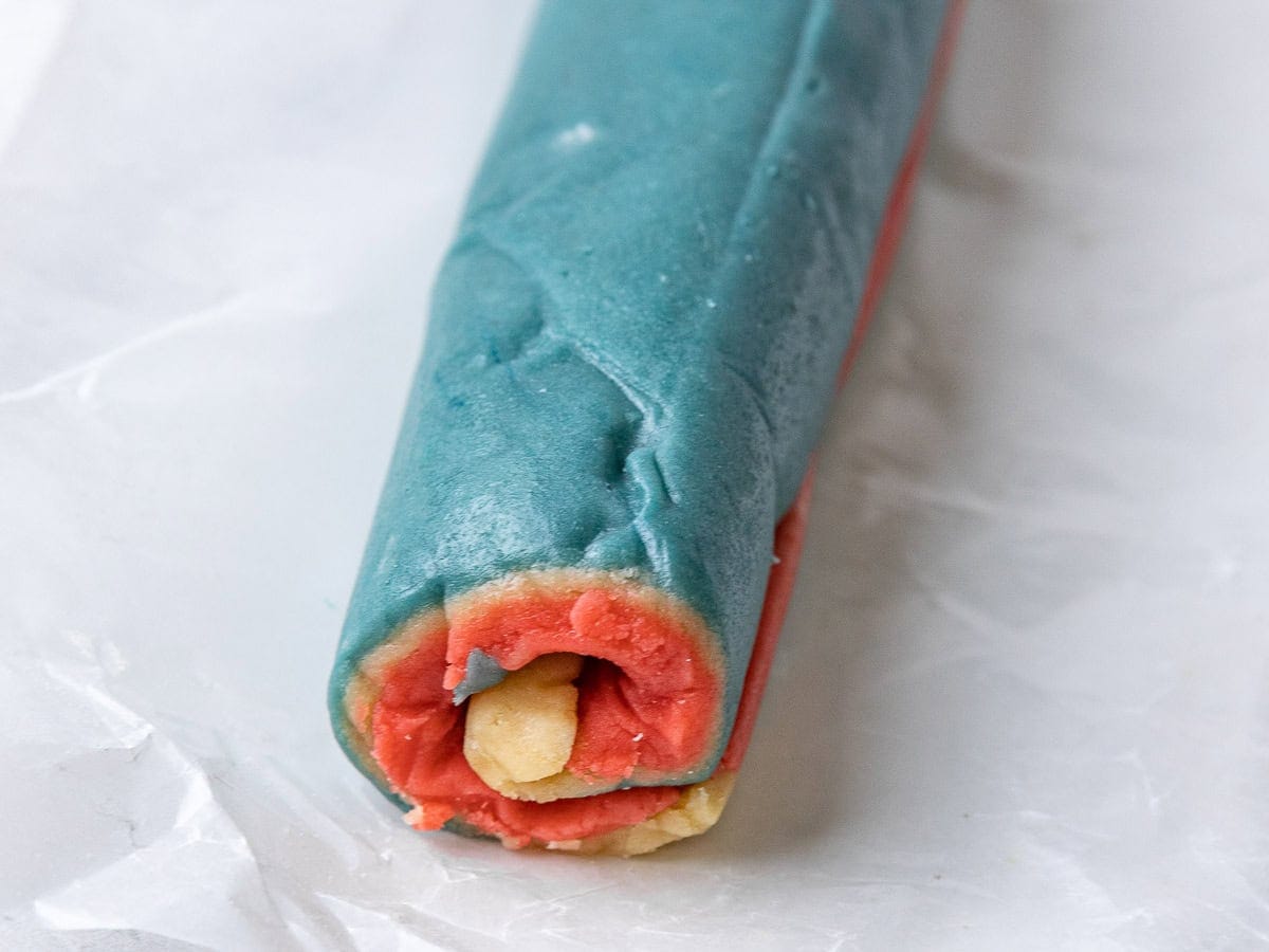rolled up dough 