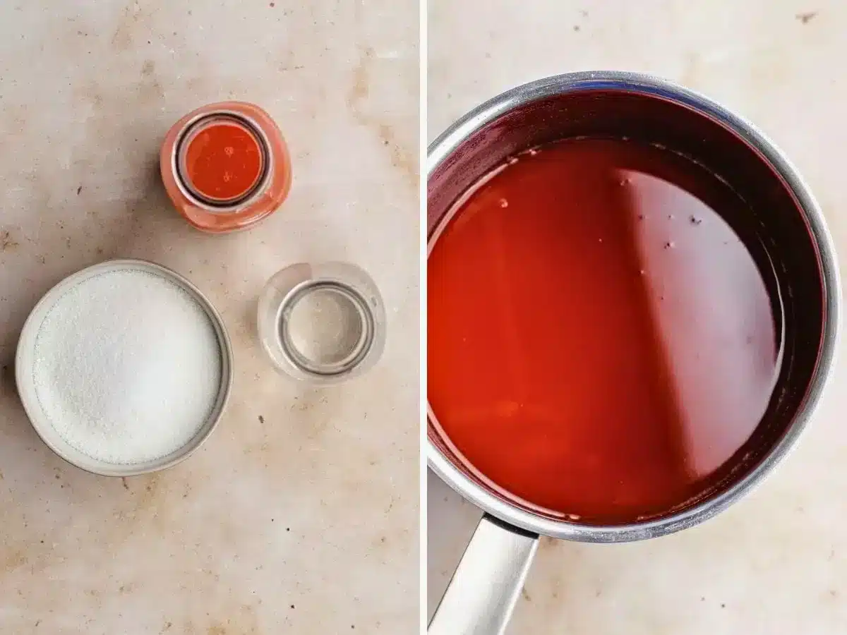 Simple syrup collage