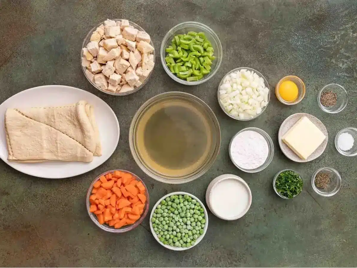 ingredients in bowls on counter
