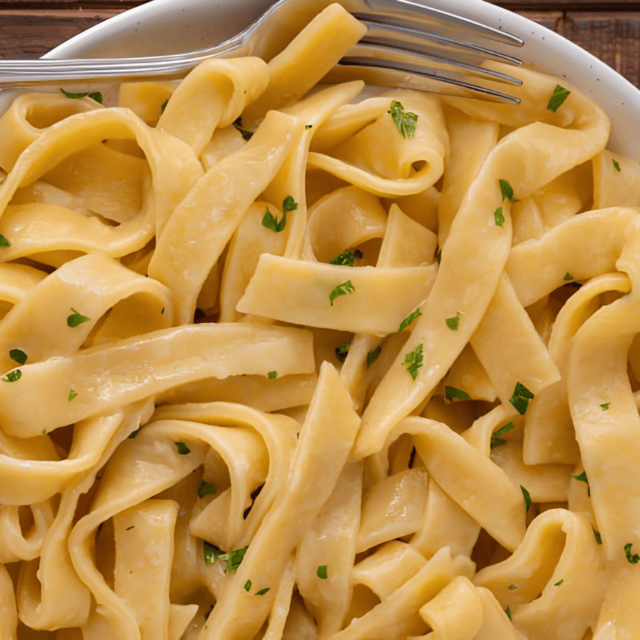 pasta made from scratch on a white plate with fork