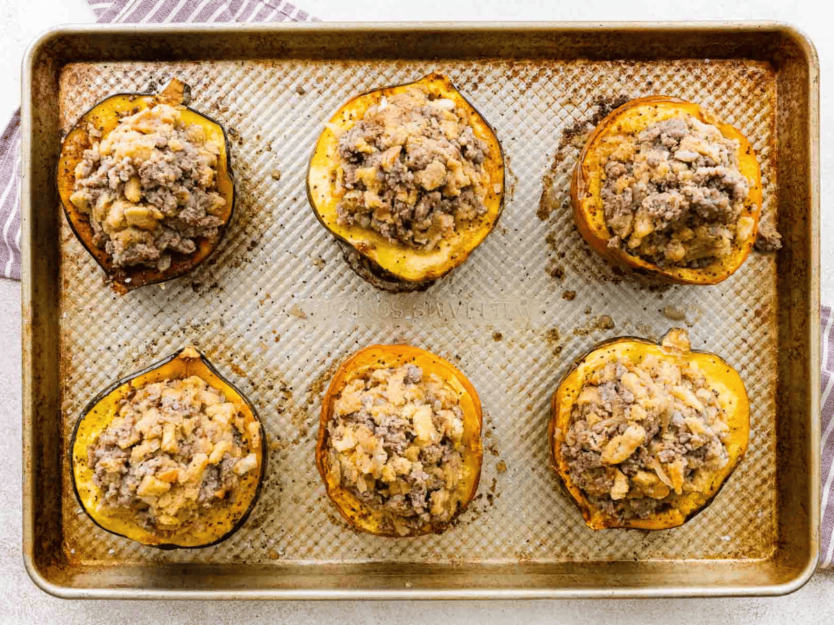 Food baked and out of the oven