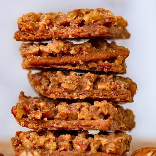 Stack of Pecan Bark pieces