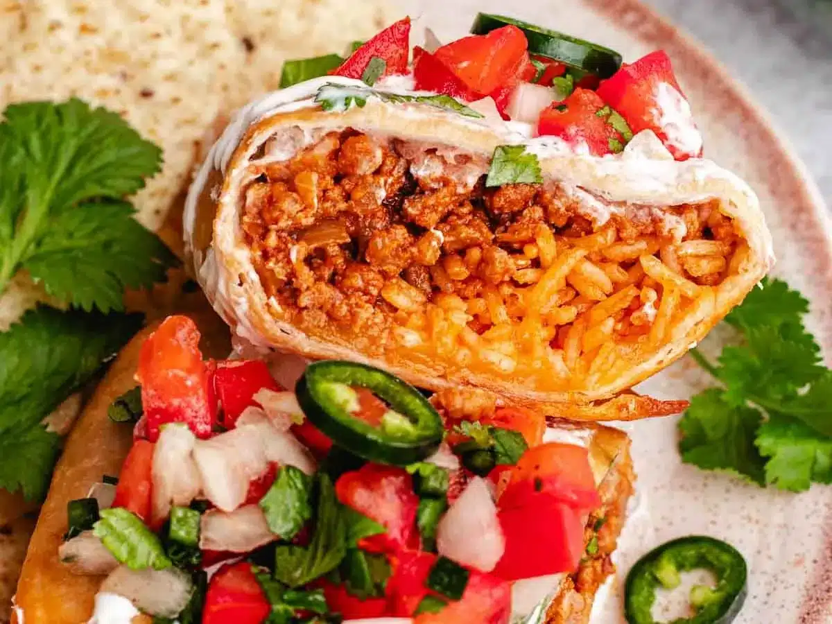beef in tortilla