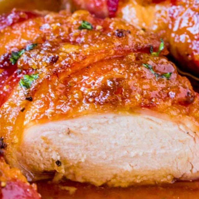 Bacon Brown Sugar Garlic Chicken sliced