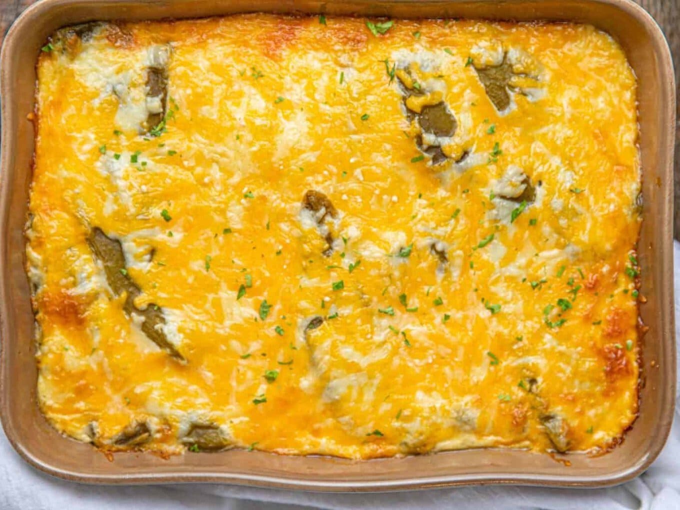 Baked Chile Relleno Casserol