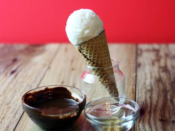 Dipping the Ice Cream Cone