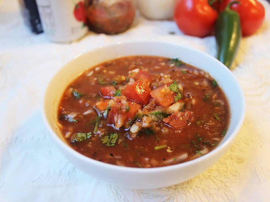 Bowl of salsa