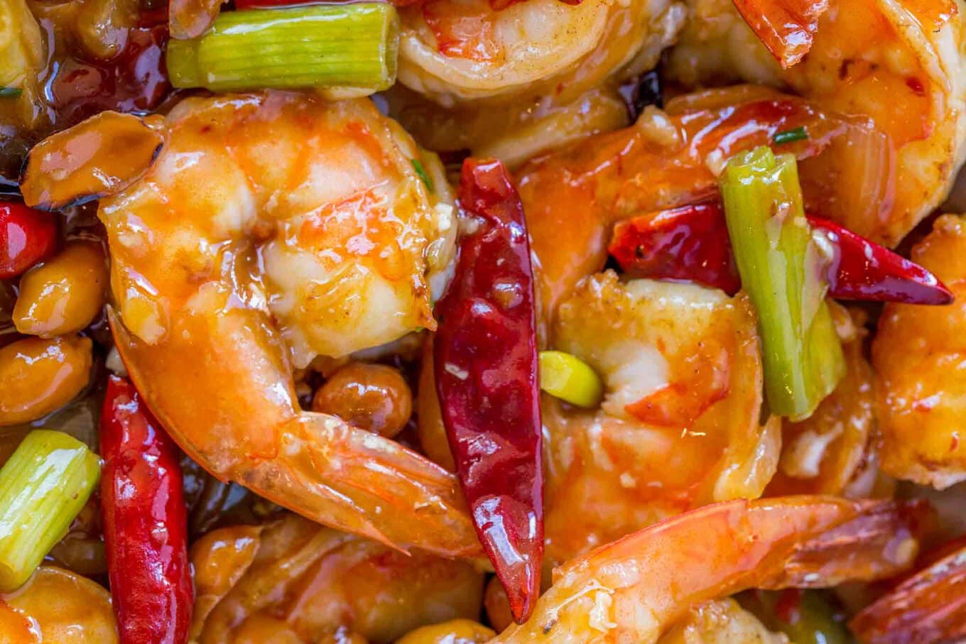 Healthy Kung Pao Shrimp