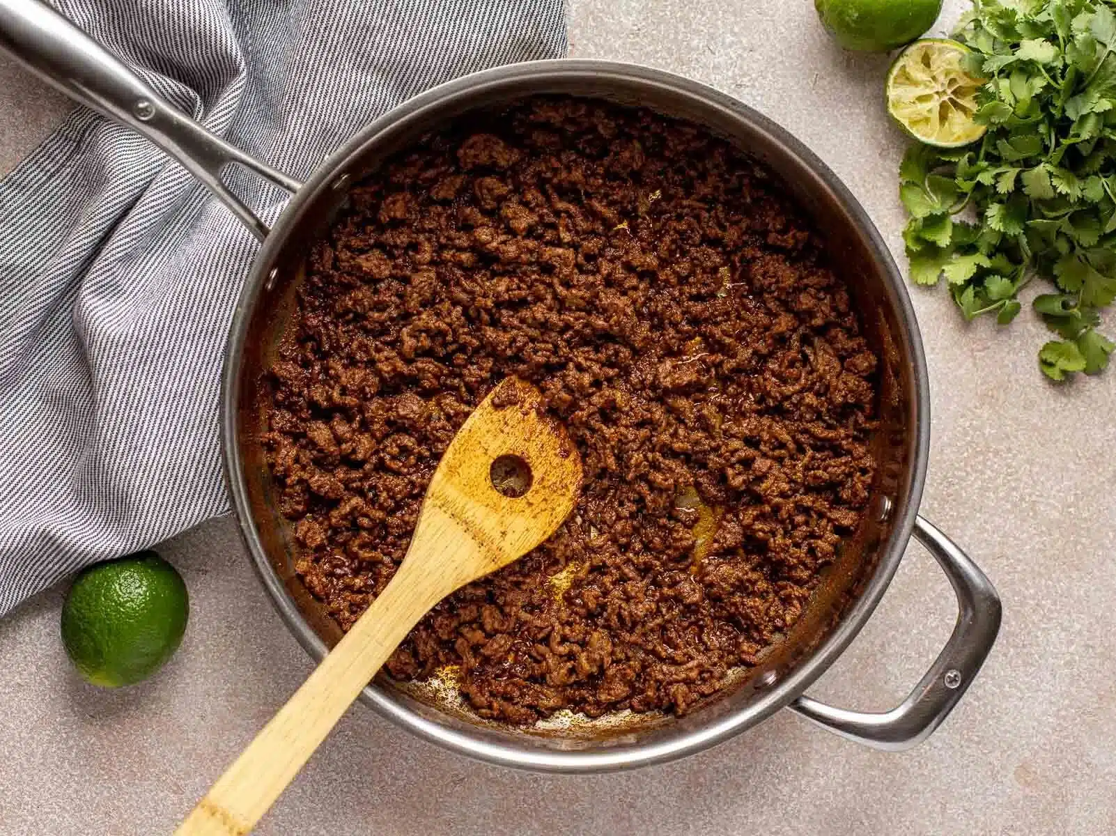beef in a pot