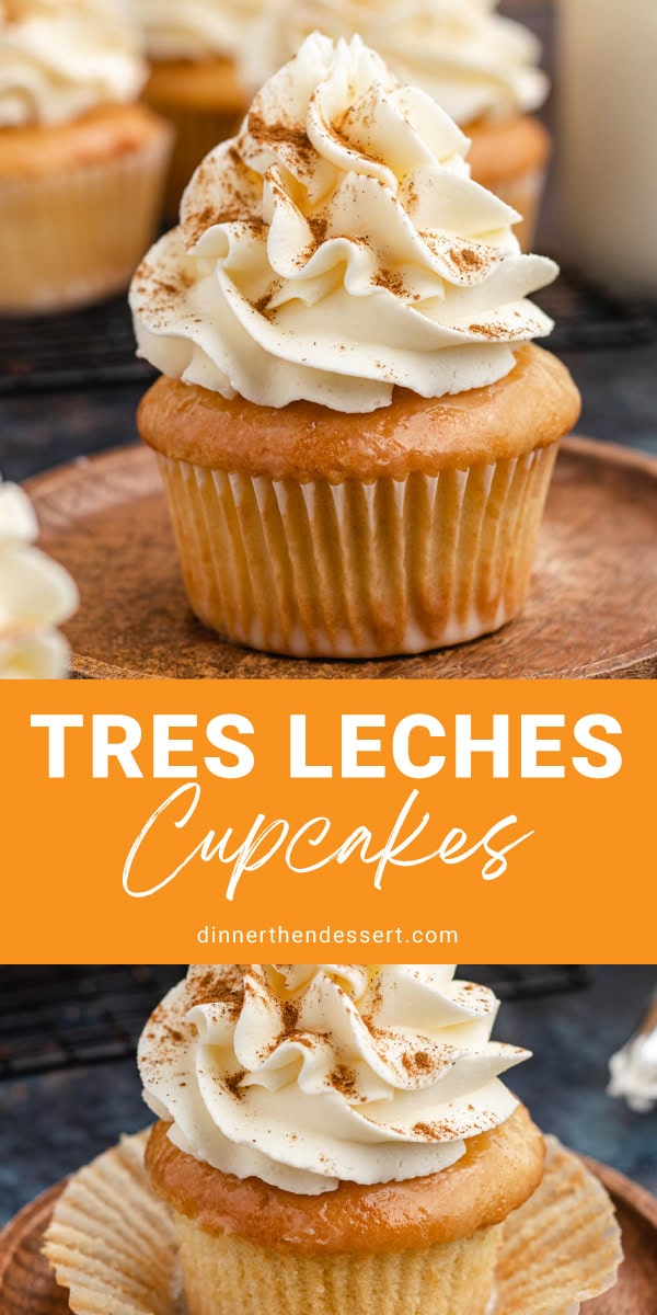 Collage of frosted cupcakes with and without wrapper