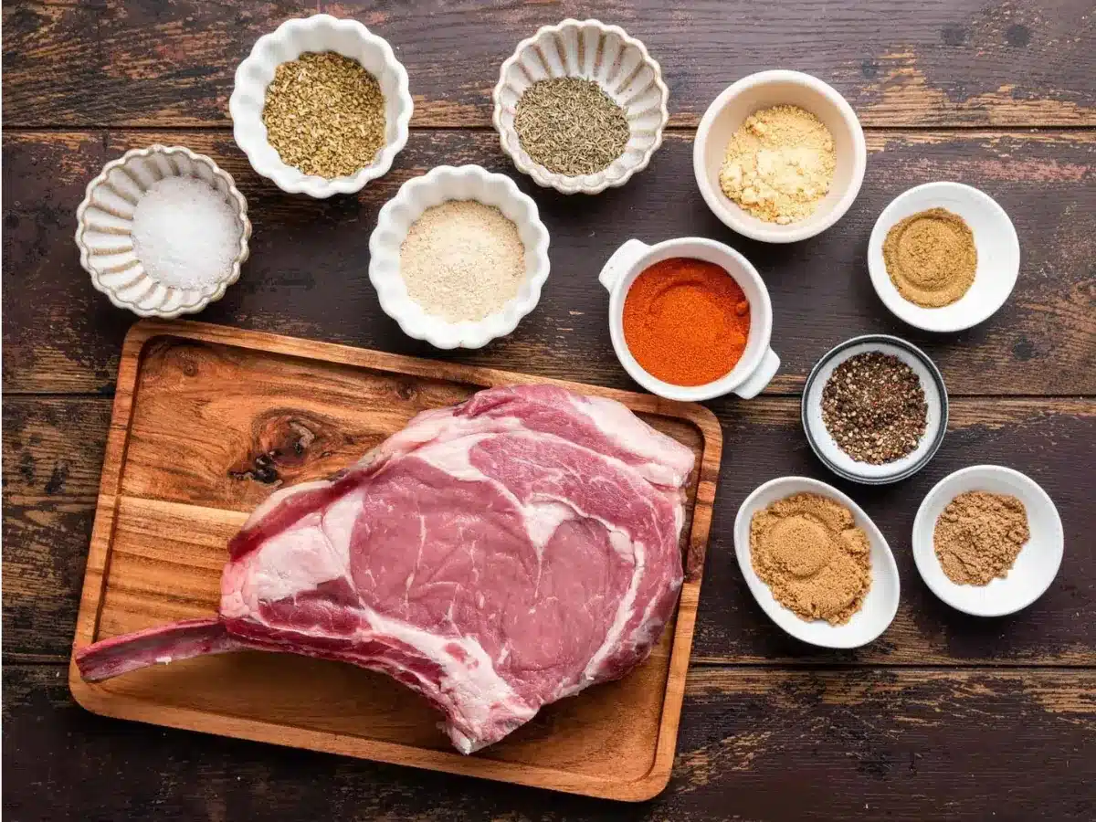 ingredients to make steak 
