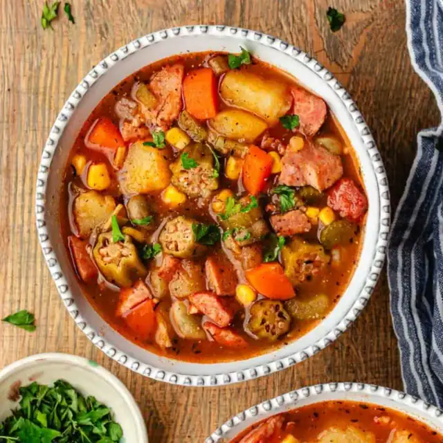 Soup in pour ready to eat
