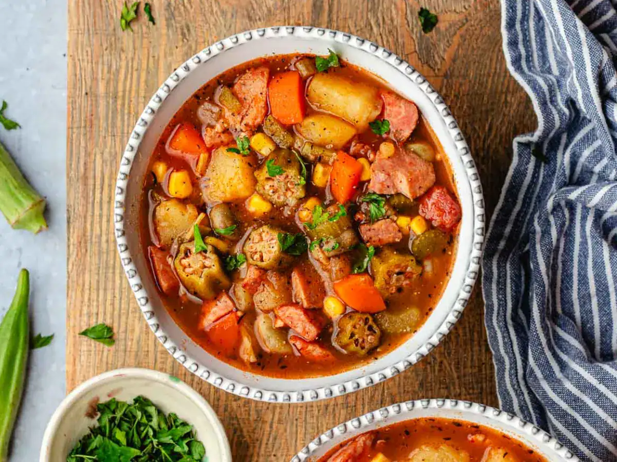 Soup in pour ready to eat