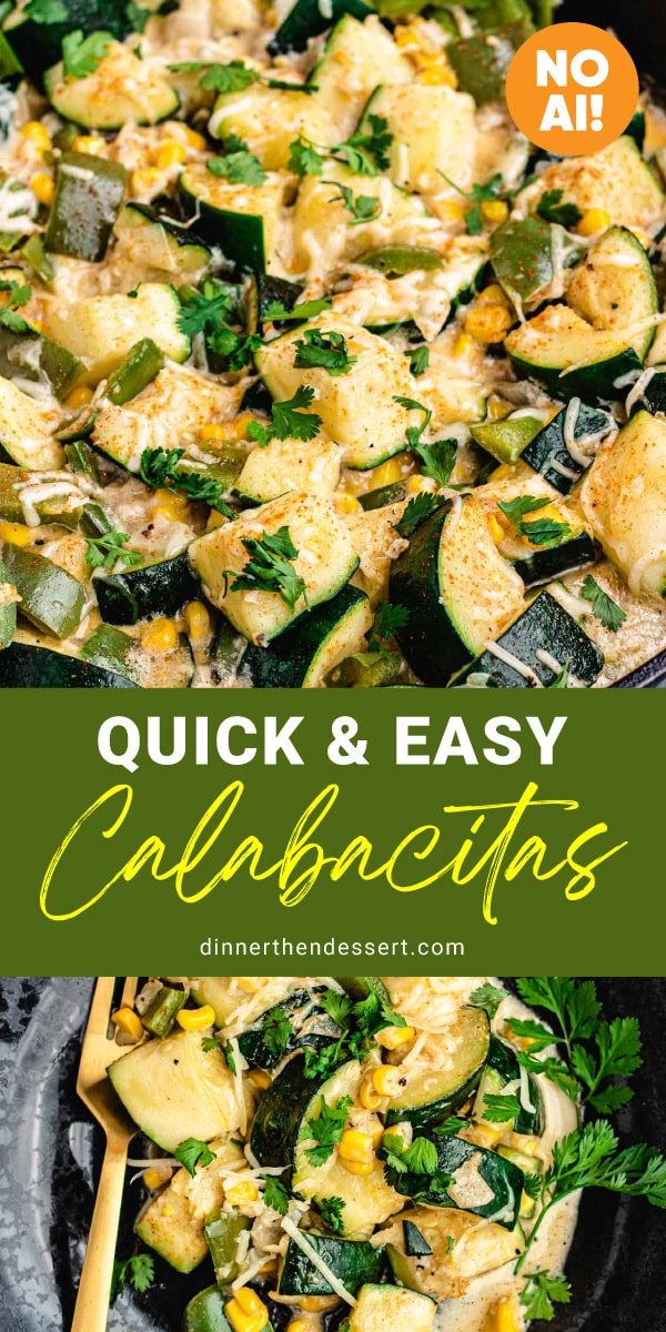 Easy Calabacitas (Mexican Zucchini) Recipe Dinner, then Dessert