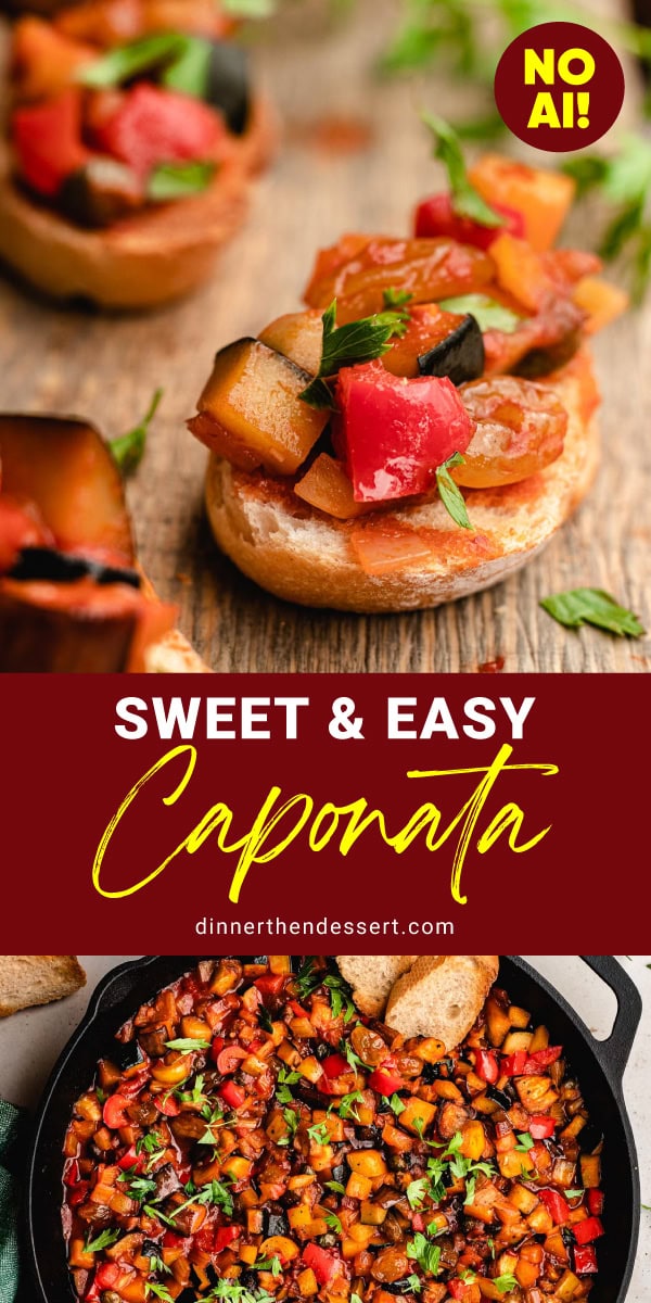 Crostini with Italian relish on top