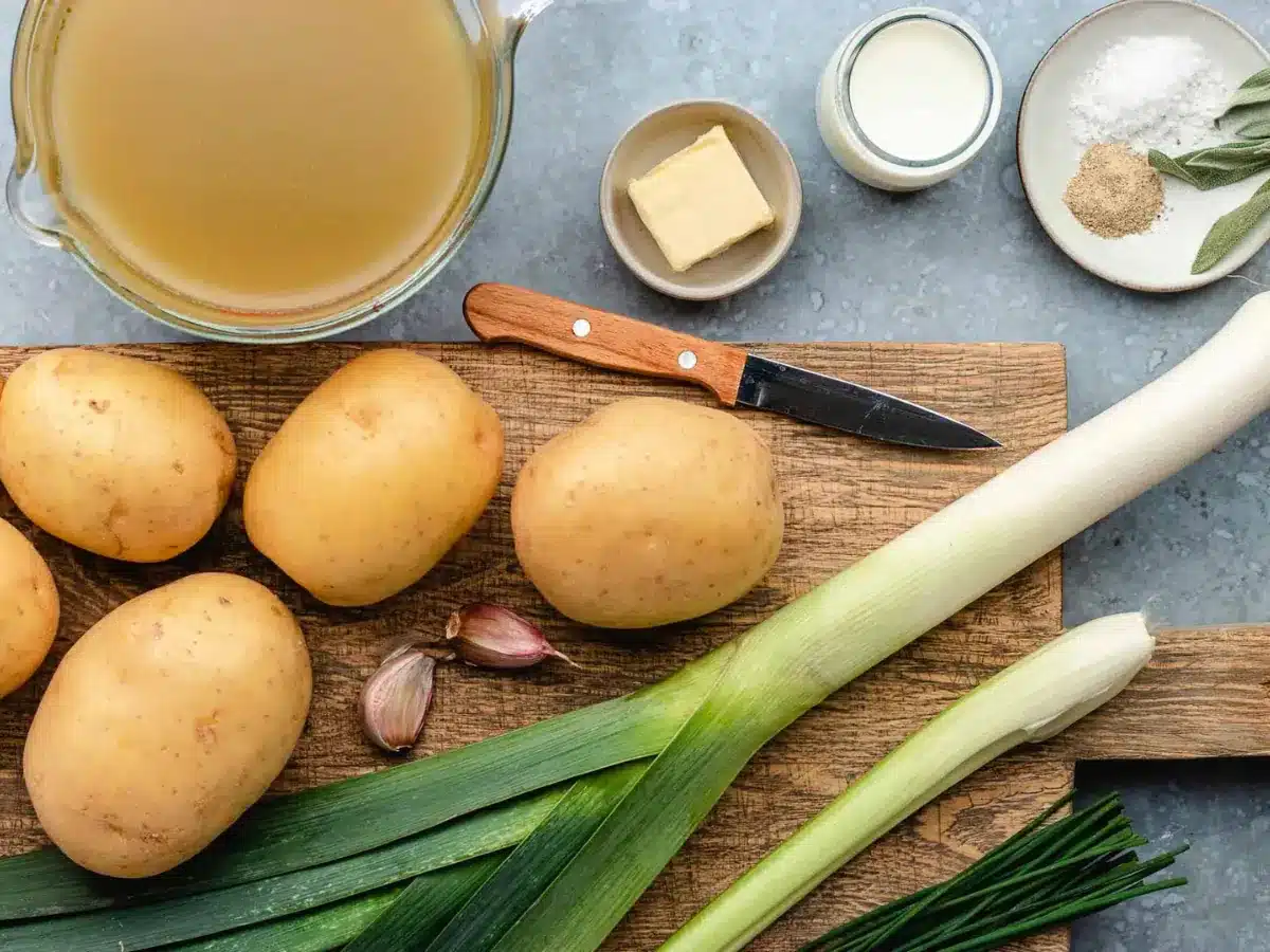ingredients to make soup 