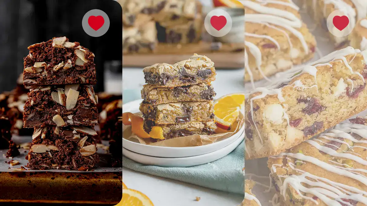 Recipe collections preview with stacked treats