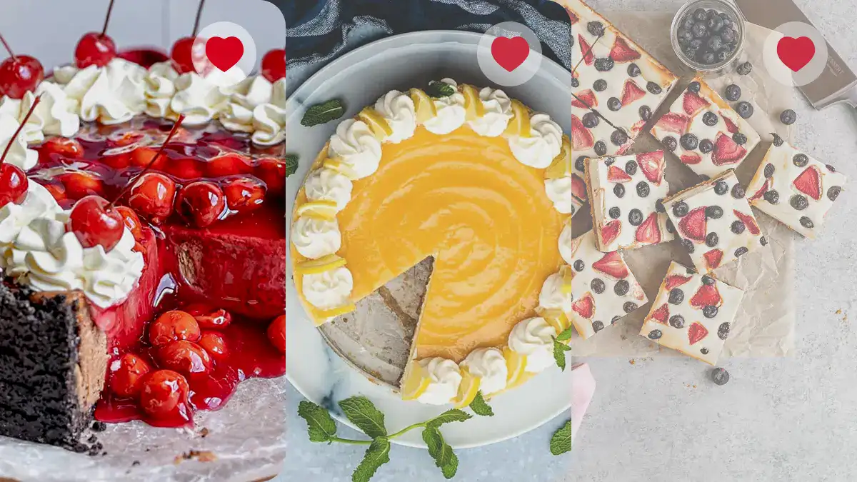 Recipe collections preview with stacked treats