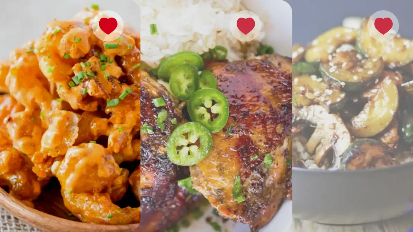 Recipe collections preview with stacked treats